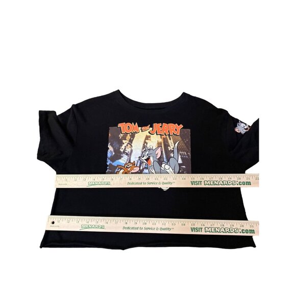Tom and Jerry Cropped T-Shirt Juniors M Used - Picture 10 of 12